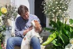 Olivier Russeau dialogue avec son chien