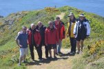Les skippers de l'AVS sur l'île de Sark